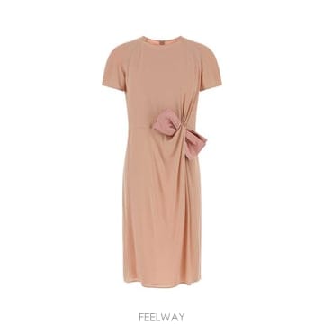 Valentino �ؿ� ������� �߷�Ƽ�� ����ٴ� ���� �̵� �巹�� �ָ��� GEOR 8B3VAHT01MH R13�ؿ� ������� �߷�Ƽ�� ����ٴ� ���� �̵� �巹�� �ָ�