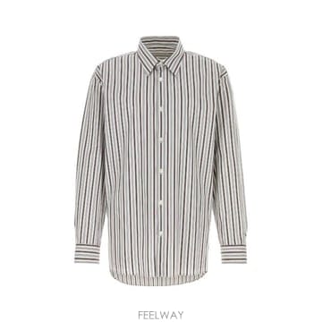Dries Van Noten 크롬 자수 스트라이프 셔츠 2620207174023 001 TP979843190