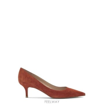 Gianvito Rossi 포인티드 토 슬립온 펌프스 G2033655RICCAM CAYO TP97965291