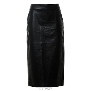 Sportmax 가죽 미디 스커트 2622406012600 003 TP979801743