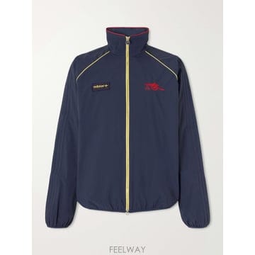 26 FW 아디다스 네이비 SPZL FC 아스널 로고 자수 셸 재킷 TP582096426