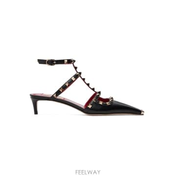 Valentino 26 FW �߷�Ƽ�� ����ٴ� ���� �����͵� ��Ʈ 40mm �� 262807F12201326 FW �߷�Ƽ�� ����ٴ� ���� �����͵� ��Ʈ 40mm �� 262