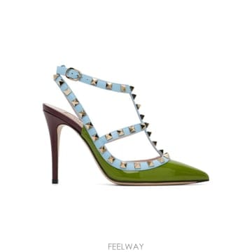 Valentino 26 FW �߷�Ƽ�� ����ٴ� ��Ƽ�÷� �����͵� 100mm �� 262807F12202126 FW �߷�Ƽ�� ����ٴ� ��Ƽ�÷� �����͵� 100mm �� 262
