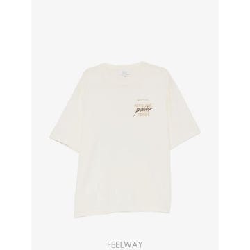 26 FW 메종 키츠네 로고 프린트 티셔츠 MQMJT00KJ0119 TP456447448
