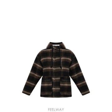 Isabel Marant 26 FW ���ں����� Ű�� �ĵ� üũ ��Ŷ MA0579HAD3D01H TP45756808026 FW ���ں����� Ű�� �ĵ� üũ ��Ŷ MA0579HAD3D01H TP