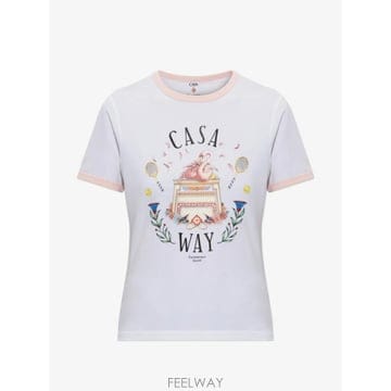 CASABLANCA 26 FW ī�����ī ��� ���� �׷��� ����Ʈ Ƽ���� WPF26JTS04901 TP45918324526 FW ī�����ī ��� ���� �׷��� ����Ʈ Ƽ���� WPF26J