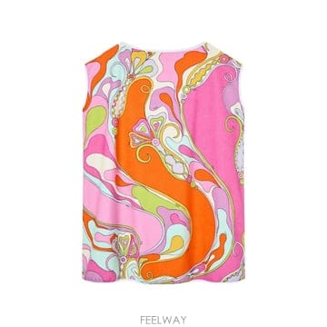 Emilio Pucci 26 FW PUCCI ��Ű�� ����Ʈ ��ư �׸� �巹�� 6HRG956H991 TP45563474426 FW PUCCI ��Ű�� ����Ʈ ��ư �׸� �巹�� 6HRG956H991