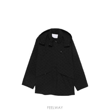 26 FW 세실리에 반센 핀 플로럴 자카드 오버사이즈 재킷 226OTW21008CB TP456418269