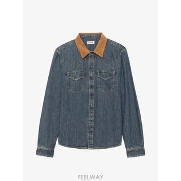 26 FW 쟈딕앤볼테르 사비 데님 셔츠 WMSH01367 TP455629546