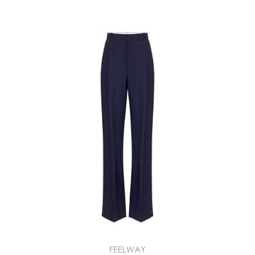 26 FW Elisabetta Franchi 쿨 울 패브릭 핀스트라이프 팬츠 PA17666E2 TP45745