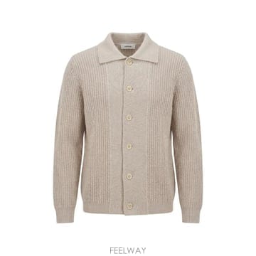 26 FW 라르디니 골지 니트 버튼다운 울 가디건 ACLMML474AC67036 TP456264535