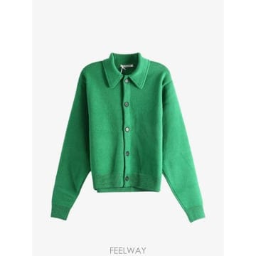 26 FW 오라리 button up collared cardigan A26AC01TJ TP459619793