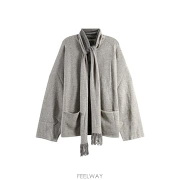 | Other Brand | 26 FW Ziggy Chen fringed scarf wool cardigan 0M2632504 TP45926 FW Ziggy Chen fringed scarf wool cardigan 0M2632504