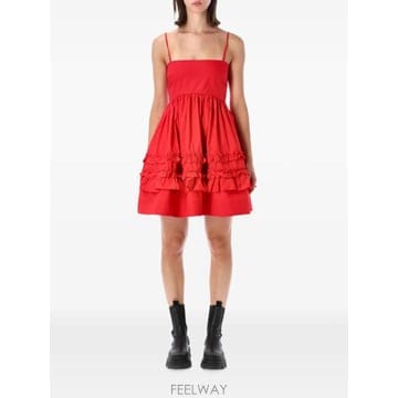 GANNI 26 FW ���� ���� ��ư �巹�� A10307056479 TP45744558026 FW ���� ���� ��ư �巹�� A10307056479 TP457445580