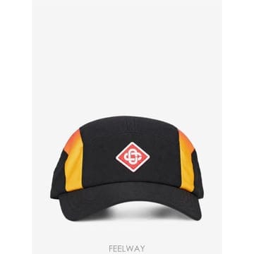 CASABLANCA 26 FW ī�����ī black   orange gradient nylon cap AAW26HAT0050126 FW ī�����ī black   orange gradient nylon cap AAW