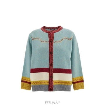 | Other Brand | 26 FW BODE Rock Candy colour block cardigan MRF26KT016 TP45926 FW BODE Rock Candy colour block cardigan MRF26KT016