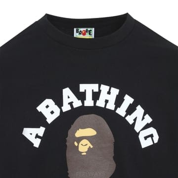 [D14]베이프 001LTM801051M BLACK 남성 티셔츠 상의 탑 Bape College M Long