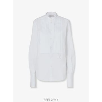 FENDI [N85]��� FS8391 ���� ���� ����콺 ���� FENDI White popeline shirt[N85]��� FS8391 ���� ���� ����콺 ���� FENDI White p