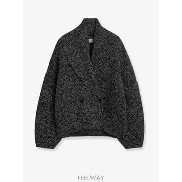 [N85]토템 264WRT4354 여성 니트 스웨터 가디건 TOTEME Double breasted wool