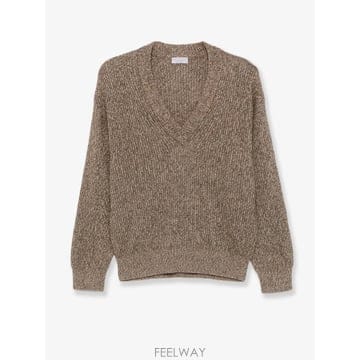 [N85]브루넬로 쿠치넬리 MTX755602P 여성 니트 스웨터 가디건 BRUNELLO CUCINELLI C