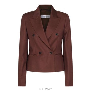 [B47]막스마라 262104627360010473058 여성 블레이저 자켓 아우터 BURGUNDY MXSA