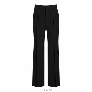 Saint Laurent [B47]���ζ� A009KQY4L311003 ���� ���� Ʈ����� ���� BLACK WOOL BLEND TROU[B47]���ζ� A009KQY4L311003 ���� ���� Ʈ����� ���� BL