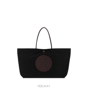 [X45]토리버치 181463 001 여성 토트백 쇼퍼백 탑핸들백 핸드백 Black canvas Ella T