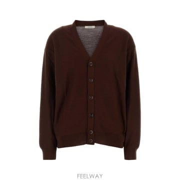 [X45]르메르 PO0052LK1063 RE401 여성 스웨터 니트 가디건 Chocolate wool ble