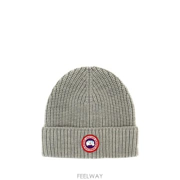 Canada Goose [W63]ĳ���ٱ��� 5026M 9115 ���� ���� ĸ ��� Cuffia in lana grigio chiar[W63]ĳ���ٱ��� 5026M 9115 ���� ���� ĸ ��� Cuffia in