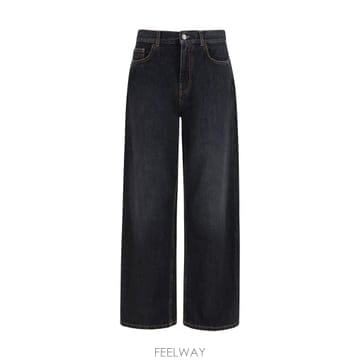 Palm Angels [K68]�ʾ����� PAMYA001DN001 1313 ���� û���� ���� �� ������ Wide leg Jeans[K68]�ʾ����� PAMYA001DN001 1313 ���� û���� ���� �� 