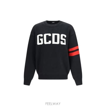 GCDS [K68]GCDS Z0MLQF152K155 999R ���� ��Ʈ ������ ����� Logo crewneck Swe[K68]GCDS Z0MLQF152K155 999R ���� ��Ʈ ������ ����� L
