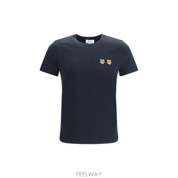 Maison Kitsune [K68]���� Ű���� MRWJT17KJ7026 P190 ���� Ƽ���� �μҸ� ž ���� ���� Double Fox[K68]���� Ű���� MRWJT17KJ7026 P190 ���� Ƽ���� �μҸ�
