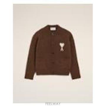 Ami [G95]�ƹ� UKC366KN0135A362 ���� ��Ʈ Ǯ���� ������ ����� CREWNECK CARDIGAN[G95]�ƹ� UKC366KN0135A362 ���� ��Ʈ Ǯ���� ������ ��