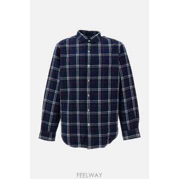 Ralph Lauren [G95]����  710B30241002NAVYRED ���� ���� ����콺 ���� ĳ�־���� Ŭ���ļ��� CHECK[G95]����  710B30241002NAVYRED ���� ���� ����콺 ����