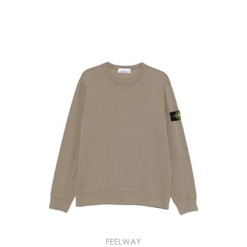 26 FW 스톤아일랜드 오가닉 코튼 인터락 레귤러 핏 크루 넥 스웨트셔츠 L2S156100017S0472 T