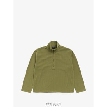26 FW 스투시 textured quarter zip sweatshirt 1140403 TP45972773