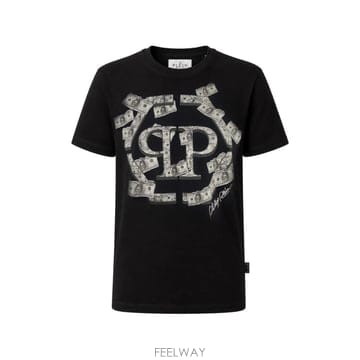 Philipp Plein 26 FW �ʸ��÷��� round neck T Shirt Dollar Hexagon FAFCMTK9117PJY26 FW �ʸ��÷��� round neck T Shirt Dollar Hexagon FAF