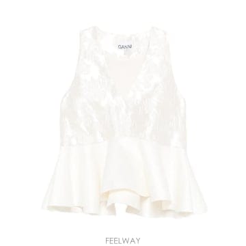 GANNI 26 FW ���� ��ƾ Ŭ���� ���÷� ž A1040097 TP45882593126 FW ���� ��ƾ Ŭ���� ���÷� ž A1040097 TP458825931