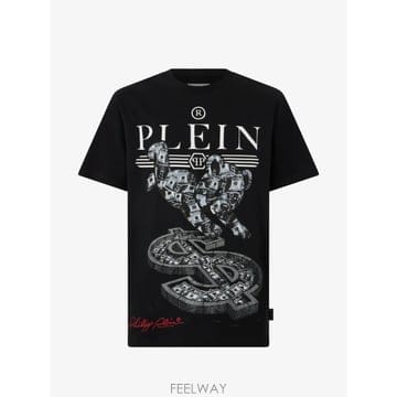 Philipp Plein 26 FW �ʸ��÷��� �׵� �޷� ũ������ ��� Ƽ���� FAFCMTK9132PJY002N TP45748476226 FW �ʸ��÷��� �׵� �޷� ũ������ ��� Ƽ���� FAFCMT