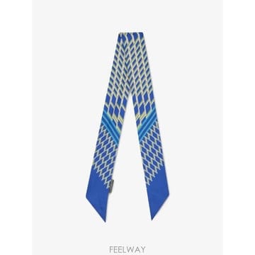 MOORER 26 FW ������ geometric print pointed tip scarf BANDEAUARTWORKAT26 FW ������ geometric print pointed tip scarf BANDEAU