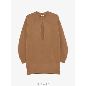 26 FW Elisabetta Franchi 컷아웃 니트 미니 드레스 AM23T66E2 TP456451718