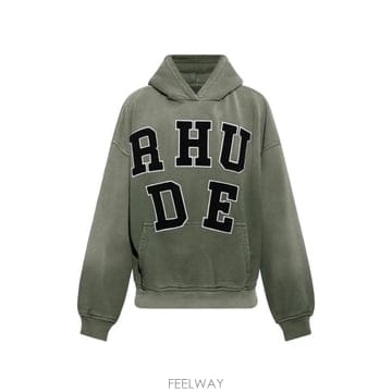 26 FW 루드 로고 패치 후드티 RHPF26HO12012 TP458072409