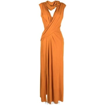 Alberta Ferretti 26 FW �˺���Ÿ�䷹Ƽ �巹���� ũ�ν����� ������ �ƽ� �巹�� AEF231M04350127 TP45541626 FW �˺���Ÿ�䷹Ƽ �巹���� ũ�ν����� ������ �ƽ� 