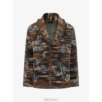 26 FW 알라누이 프린지 자카드 니트 가디건 LMHB039E26KNI0026084 TP457102406