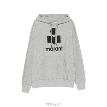 26 FW 이자벨마랑 마일리 로고 프린트 드로스트링 후드티 SW0027HAB1M18H TP457804849