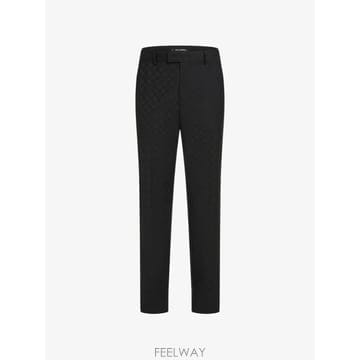 26 FW 칼라거펠트 모노그램 체크 팬츠 B4M10095999 TP458045322