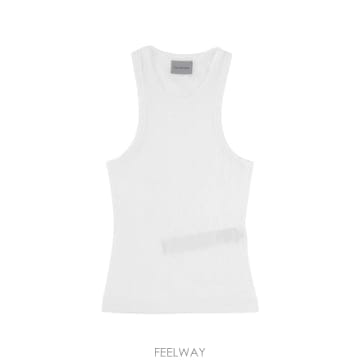 26 FW 발렌시아가 골지 탱크 탑 871728TUVA9 TP455415234