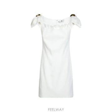 26 FW Elisabetta Franchi 링 디테일 미니 드레스 AB96862E2 TP458340239