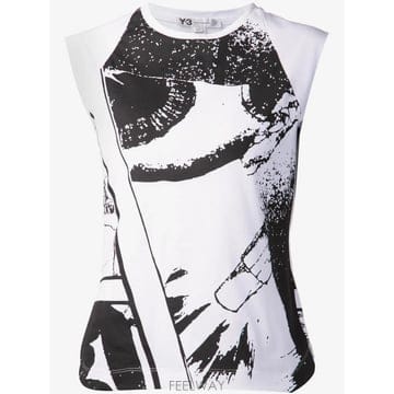 Yohji Yamamoto 26 FW �����߸����� graphic tank top S04304 TP45508175826 FW �����߸����� graphic tank top S04304 TP455081758