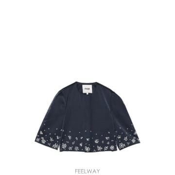 Maje 26 FW ���� crystal embellished cropped jacket MFPVE00847 TP45926 FW ���� crystal embellished cropped jacket MFPVE008